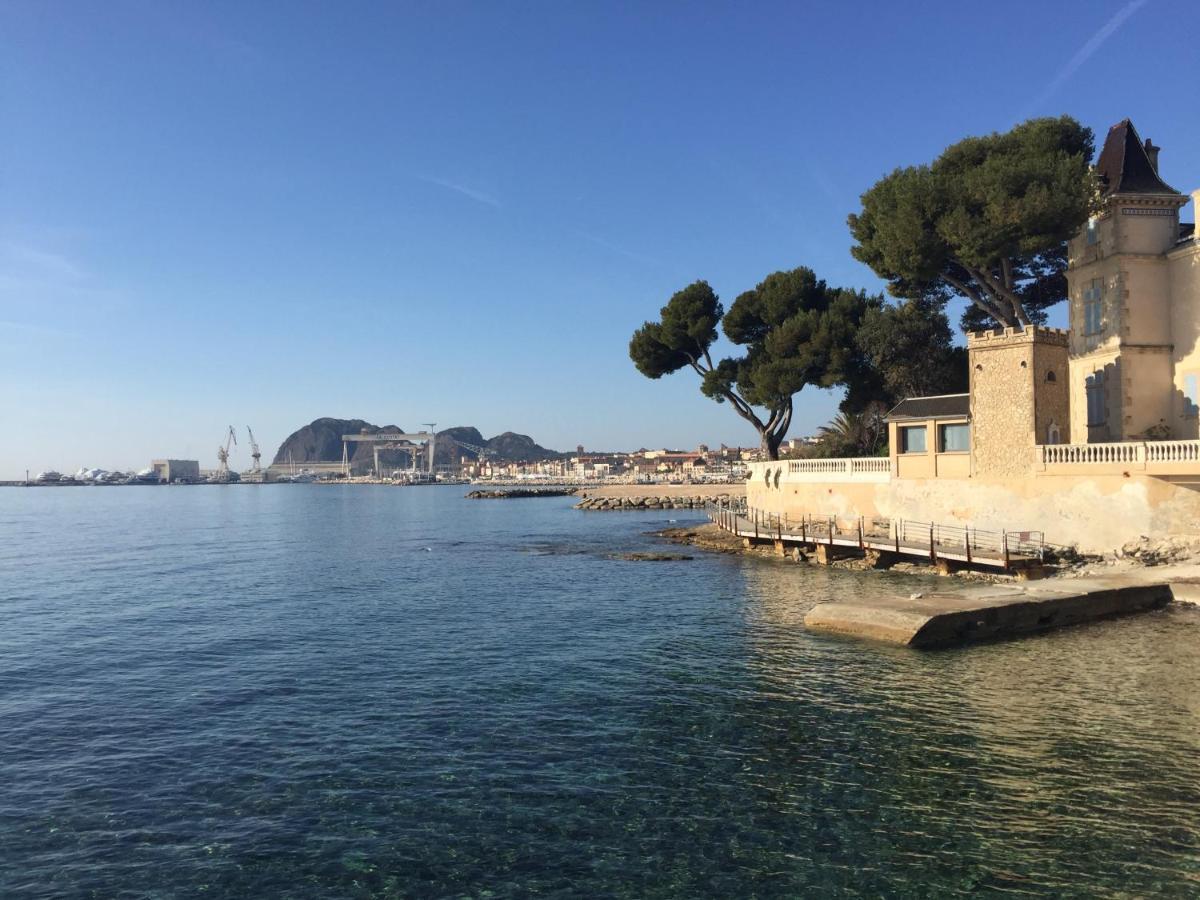 Duplex La Ciotat - Superbe 85 M2 - 6 Pers - 3 Chambres - Climatisation - Vue Mer Et Proche Du Vieux Port ラシオタ エクステリア 写真